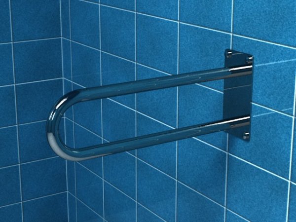 Poręcz dla niepełnosprawnych łukowa stała 75 cm (PSP 675S)